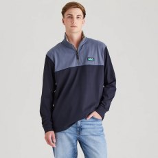 Ridgeline Mens Salthouse Zip Top - Navy Ridgeline Mens Salthouse Zip Top - Navy