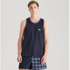 Ridgeline Mens Signature Singlet - Navy Ridgeline Mens Signature Singlet - Navy