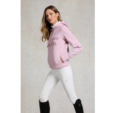Holland Cooper Crystal Hoodie - Dawn Pink