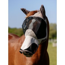 LeMieux Kudos AeroGuard Full Flymask - Pecan LeMieux Kudos AeroGuard Full Flymask - Pecan