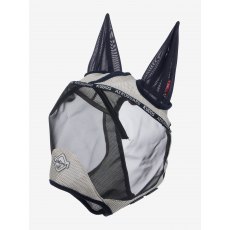 LeMieux Kudos AeroGuard Half Flymask - Navy