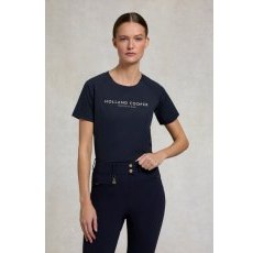Holland Cooper Chiltern Crew Neck Tee - Ink Navy Holland Cooper Chiltern Crew Neck Tee - Ink Navy