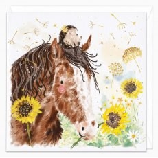 Whistlefish Friends & Flowers Open Card