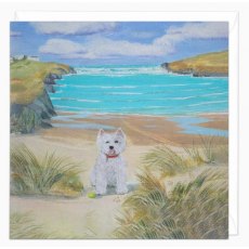 Whistlefish Hannah Cole Waffle the Westie Art Card Whistlefish Hannah Cole Waffle the Westie Art Card