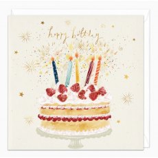 Whistlefish Sparkling Strawberry Cake Birthday Card Whistlefish Sparkling Strawberry Cake Birthday Card