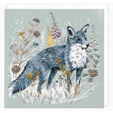 Whistlefish Fox in the Hedgerow Art Card Whistlefish Fox in the Hedgerow Art Card