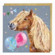 Whistlefish Party Horse Birthday Card Whistlefish Party Horse Birthday Card