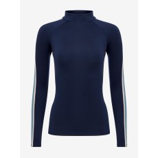 Talia High Neck Base Layer - Navy