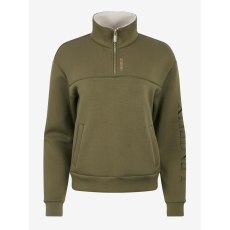 Scarlet Quarter Zip Sweat - Willow Green Scarlet Quarter Zip Sweat - Willow Green