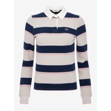 Sloane Stripe Rugby Shirt - Stone