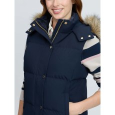 Margot Hooded Gilet - Navy