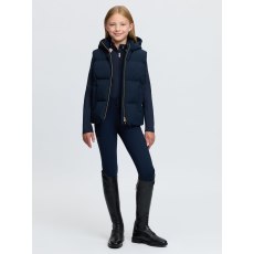 Young Rider Joey Hooded Gilet - Navy Young Rider Joey Hooded Gilet - Navy