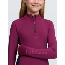 Young Rider Classique Base Layer - Blackberry
