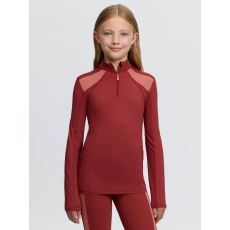 Young Rider Mia Mesh Base Layer - Russet Young Rider Mia Mesh Base Layer - Russet