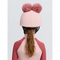 Mini Double Pom Hat Silk - Petal Mini Double Pom Hat Silk - Petal