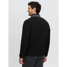 Mens Borg Half Zip Sweat - Black Mens Borg Half Zip Sweat - Black