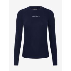 Long Sleeve Sports Tee - Navy