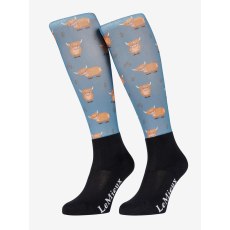 Footsie Socks Highland - Cow/Aloe