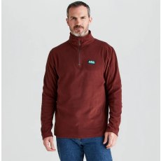 Ridgeline Mens Narvik Fleece - Oxblood