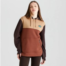Ridgeline Womens Tribe Hoodie - Nutmeg Tri Colour Ridgeline Womens Tribe Hoodie - Nutmeg Tri Colour