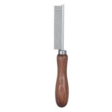 Metal Comb - Wooden Metal Comb - Wooden