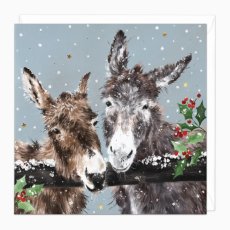 Whistlefish Donkey Friends Christmas Card Whistlefish Donkey Friends Christmas Card