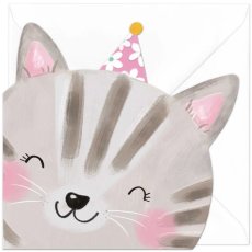 Whistlefish Carly The Cat Birthday Cut-Out Card Whistlefish Carly The Cat Birthday Cut-Out Card