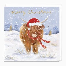 Whistlefish Hazel The Highland Cow Christmas Card Whistlefish Hazel The Highland Cow Christmas Card