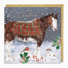 Whistlefish Clydesdale & Friends Christmas Card