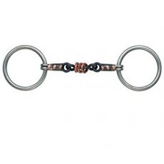 Sweet Iron Copper Roller Snaffle Sweet Iron Copper Roller Snaffle