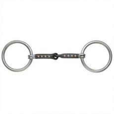 4.5",5",5.5" Shires French Link Bradoon Snaffle Bit small loose rings 
