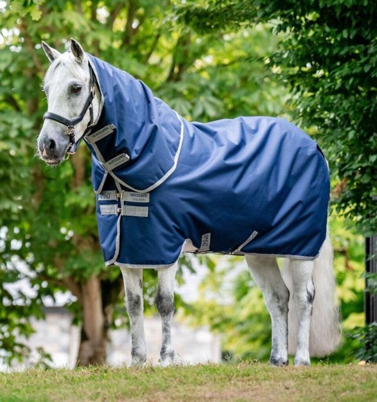 horseware amigo ripstop 900 plus 100g navy titanium grey 155