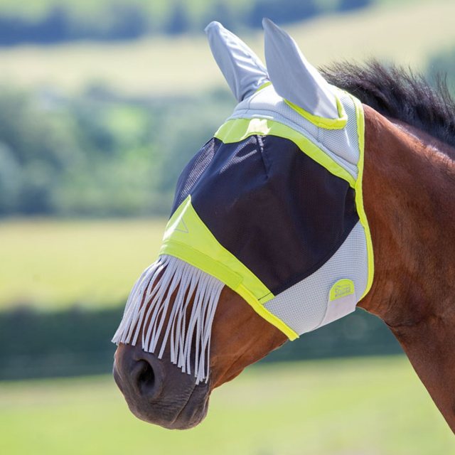 Shires Shires Air Motion Fly Mask with Ears & Fringe