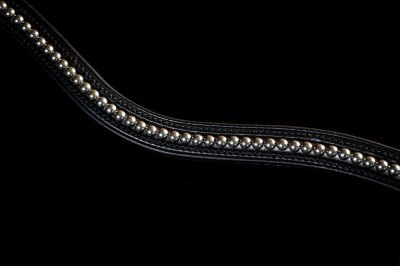 Fairfax Fairfax Browband - Dark Grey Pearl