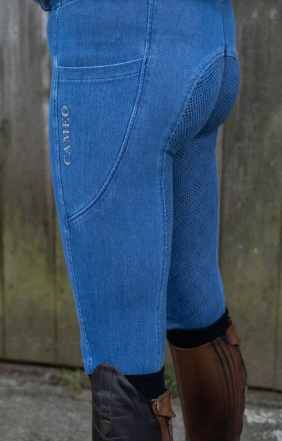 Cameo Equine Denim Riding Tights