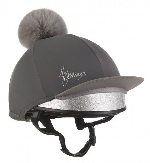 LeMieux LeMieux Pom Pom Hat Silk - Slate Grey
