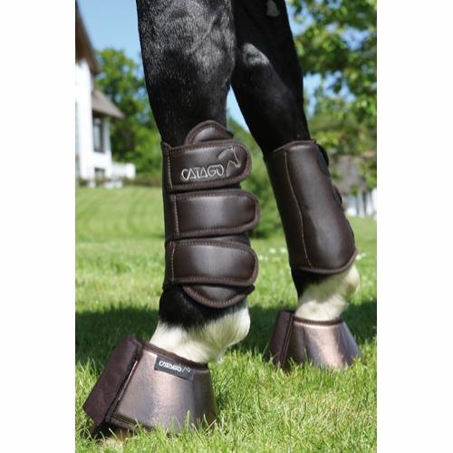 Spænding godtgørelse Udsøgt Catago Dressage Boots - Brown - Brushing & Tendon Boots - Unicorn Saddlery