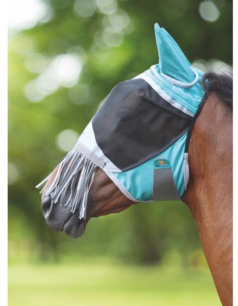 Shires Shires De Luxe Fly Mask with Nose Fringe