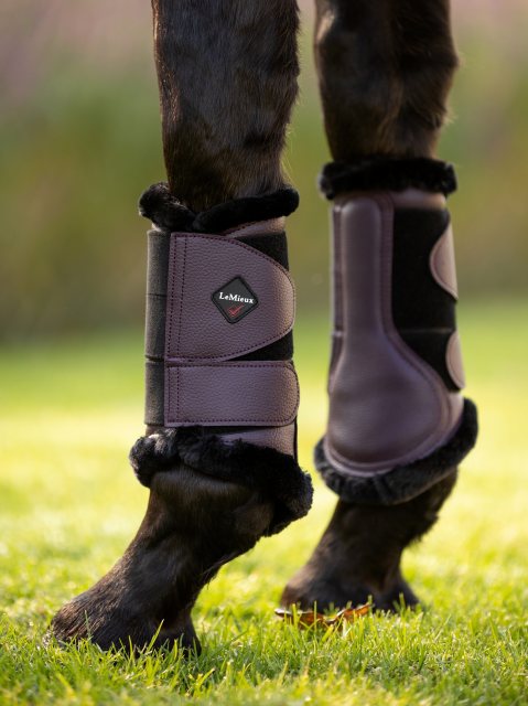 LeMieux LeMieux Fleece Lined Brushing Boot - Fig