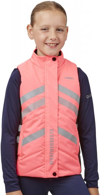 Weatherbeeta Weatherbeeta Childs Reflective Quilted Gilet Hi Vis