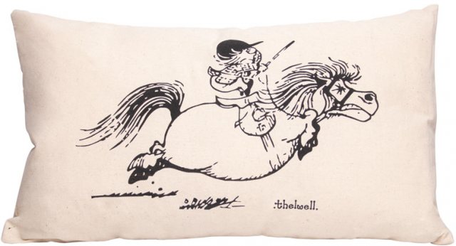 Hy Hy Thelwell Collection Don't Look Cushion