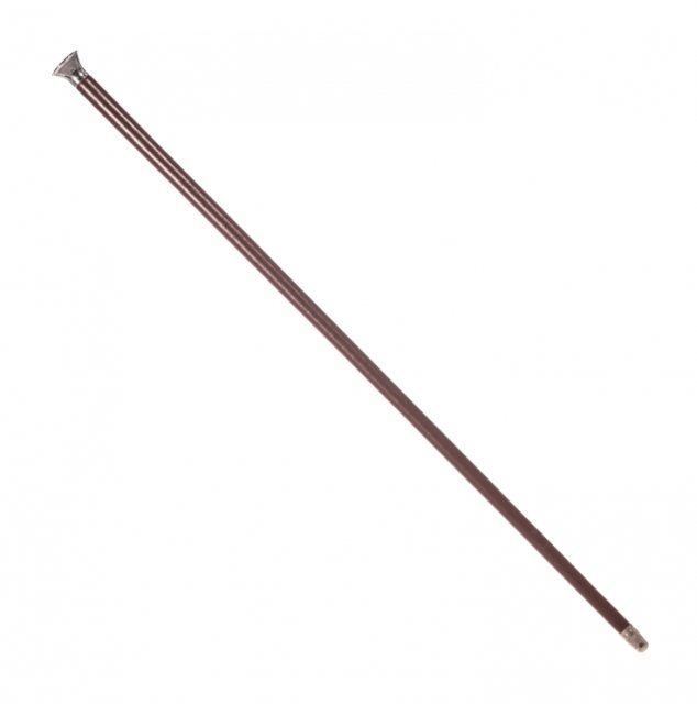 Country Direct Silver Cap Leather Show Cane