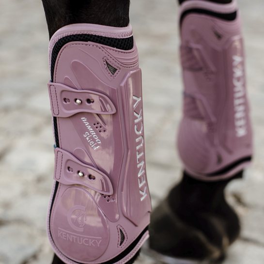 Kentucky Kentucky Tendon Boots Bamboo Shield - Elastic - Old Rose