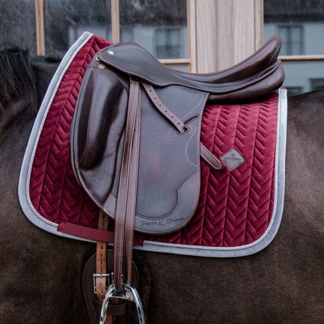 Kentucky Kentucky Velvet Contrast Dressage Pad