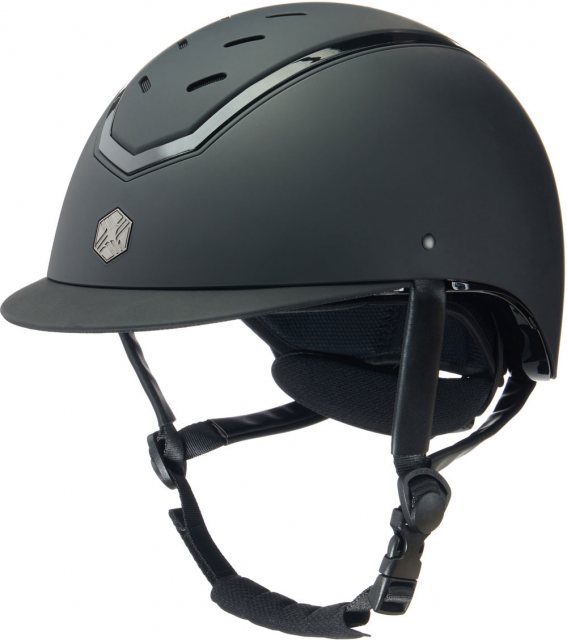 Charles Owen EQX Kylo Riding Hat - Black Matte/Black Gloss