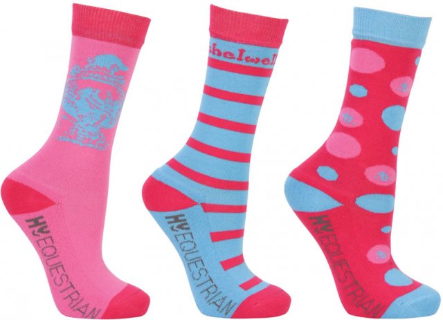 Hy Hy Thelwell Collection All Rounder Socks (3 Pack)