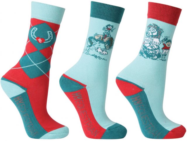 Hy Hy Thelwell Collection The Greatest Socks (3 Pack)