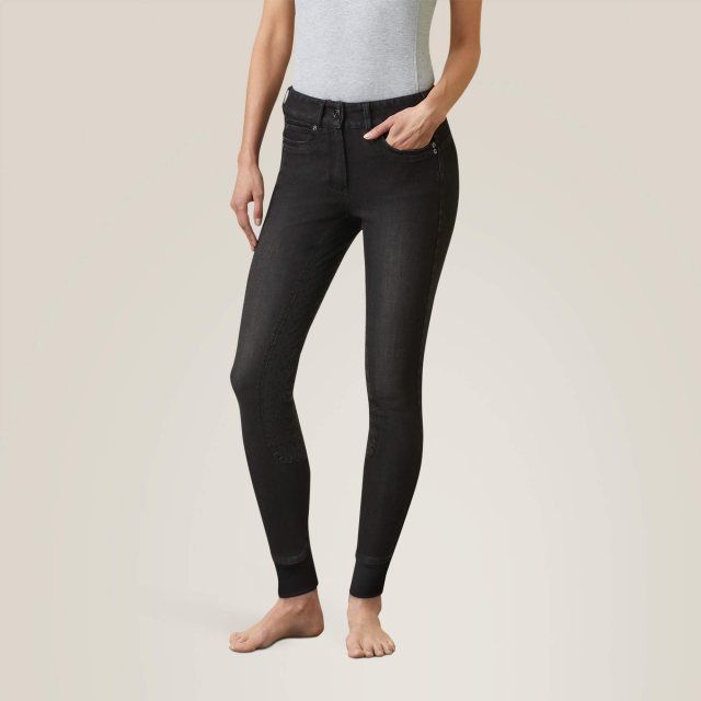 Ariat Ariat Halo Denim Full Seat Breeches - Black