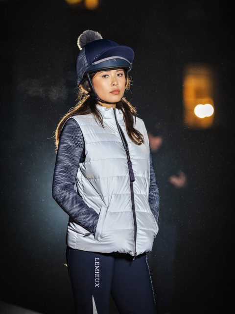 LeMieux LeMieux Lucille Reflective Reversible Gilet - Navy