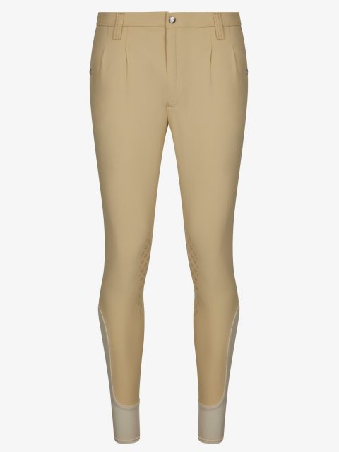 LeMieux LeMieux Mens Elite Classic Pleated Breech - Beige